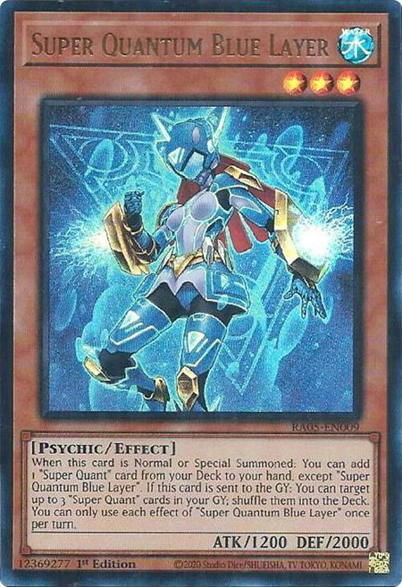Super Quantum Blue Layer (Ultra Rare) - Rarity Collection 5 YuGiOh trading card