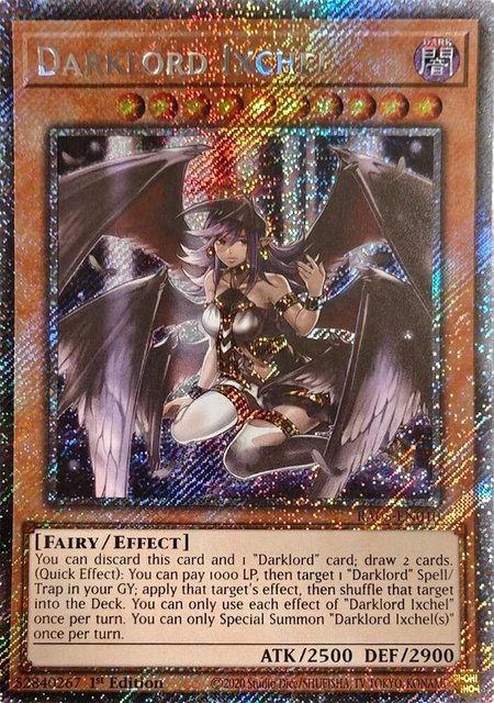 Darklord Ixchel (Platinum Secret Rare) - Rarity Collection 5 YuGiOh trading card
