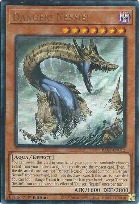 Danger! Nessie! (Ultimate Rare) - Rarity Collection 5 YuGiOh trading card