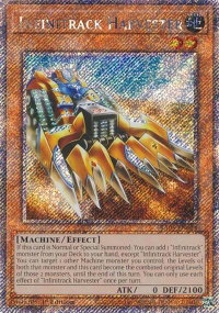 Infinitrack Harvester (Platinum Secret Rare) - Rarity Collection 5 (RA05) #RA05-EN014 - Platinum Secret Rare YuGiOh Trading Card