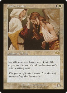 Faith Healer - Urza's Saga (USG) #14 - Rare Magic: The Gathering Trading Card