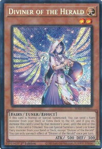 Diviner of the Herald (Secret Rare) - Rarity Collection 5 (RA05) #RA05-EN017 - Secret Rare YuGiOh Trading Card