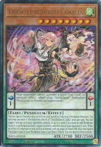 DoSolfachord Coolia (Ultimate Rare) - Rarity Collection 5 (RA05) #RA05-EN018 - Ultimate Rare YuGiOh Trading Card