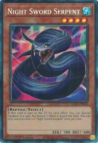 Night Sword Serpent (Collector's Rare) - Rarity Collection 5 (RA05) #RA05-EN020 - Collector's Rare YuGiOh Trading Card