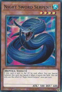 Night Sword Serpent - Rarity Collection 5 (RA05) #RA05-EN020 - Super Rare YuGiOh Trading Card