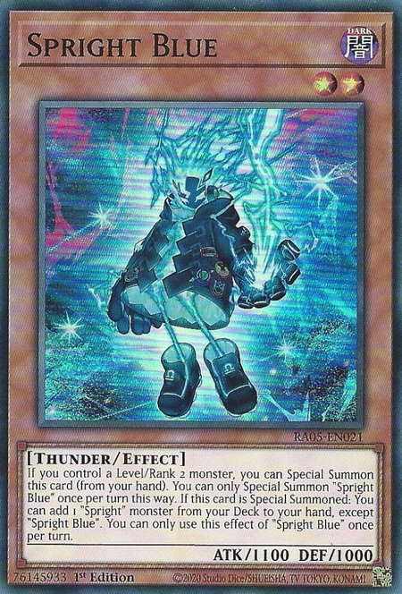 Spright Blue - Rarity Collection 5 YuGiOh trading card