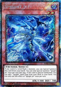 Spright Jet (Platinum Secret Rare) - Rarity Collection 5 (RA05) #RA05-EN022 - Platinum Secret Rare YuGiOh Trading Card