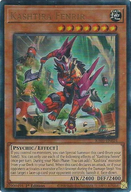 Kashtira Fenrir (Ultimate Rare) - Rarity Collection 5 YuGiOh trading card