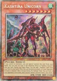 Kashtira Unicorn (Platinum Secret Rare) - Rarity Collection 5 (RA05) #RA05-EN025 - Platinum Secret Rare YuGiOh Trading Card