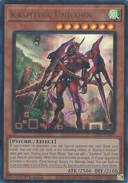 Kashtira Unicorn (Ultra Rare) - Rarity Collection 5 YuGiOh trading card
