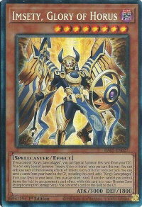 Imsety, Glory of Horus (Collector's Rare) - Rarity Collection 5 (RA05) #RA05-EN027 - Collector's Rare YuGiOh Trading Card