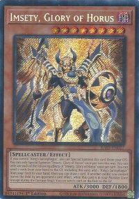 Imsety, Glory of Horus (Secret Rare) - Rarity Collection 5 (RA05) #RA05-EN027 - Secret Rare YuGiOh Trading Card