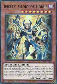 Imsety, Glory of Horus - Rarity Collection 5 (RA05) #RA05-EN027 - Super Rare YuGiOh Trading Card