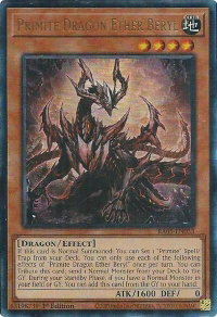Primite Dragon Ether Beryl (Ultimate Rare) - Rarity Collection 5 (RA05) #RA05-EN033 - Ultimate Rare YuGiOh Trading Card