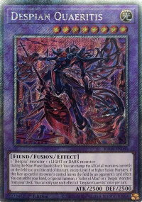 Despian Quaeritis (Platinum Secret Rare) - Rarity Collection 5 (RA05) #RA05-EN036 - Platinum Secret Rare YuGiOh Trading Card