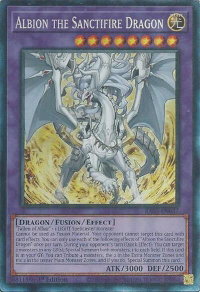 Albion the Sanctifire Dragon (Collector's Rare) - Rarity Collection 5 (RA05) #RA05-EN037 - Collector's Rare YuGiOh Trading Card