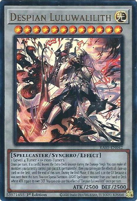 Despian Luluwalilith (Ultra Rare) - Rarity Collection 5 YuGiOh trading card