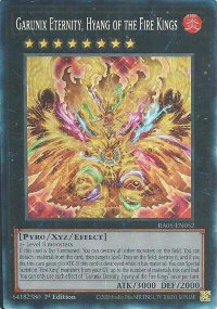 Garunix Eternity, Hyang of the Fire Kings (Collector's Rare) - Rarity Collection 5 (RA05) #RA05-EN052 - Collector's Rare YuGiOh Trading Card