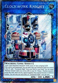 Clockwork Knight (Platinum Secret Rare) - Rarity Collection 5 (RA05) #RA05-EN058 - Platinum Secret Rare YuGiOh Trading Card