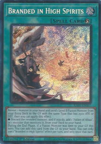 Branded in High Spirits (Secret Rare) - Rarity Collection 5 (RA05) #RA05-EN067 - Secret Rare YuGiOh Trading Card