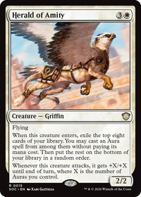 Herald of Amity - Commander: Secrets of Strixhaven (SOC) #15 - Rare Magic: The Gathering Trading Card