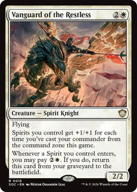 Vanguard of the Restless - Commander: Secrets of Strixhaven (SOC) #16 - Rare Magic: The Gathering Trading Card