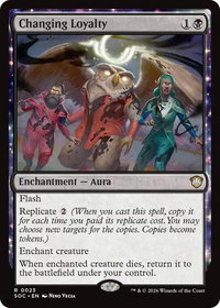 Changing Loyalty - Commander: Secrets of Strixhaven (SOC) #23 - Rare Magic: The Gathering Trading Card