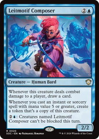 Leitmotif Composer - Commander: Secrets of Strixhaven (SOC) #20 - Rare Magic: The Gathering Trading Card