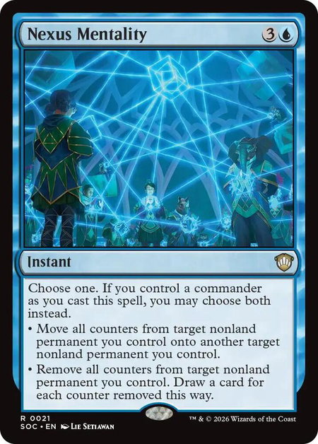 Nexus Mentality - Commander: Secrets of Strixhaven Magic: The Gathering trading card