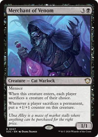 Merchant of Venom - Commander: Secrets of Strixhaven (SOC) #27 - Rare Magic: The Gathering Trading Card