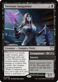 Stensian Sanguinist - Commander: Secrets of Strixhaven (SOC) #29 - Rare Magic: The Gathering Trading Card