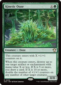 Kinetic Ooze - Commander: Secrets of Strixhaven (SOC) #39 - Rare Magic: The Gathering Trading Card