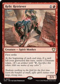 Relic Retriever - Commander: Secrets of Strixhaven (SOC) #35 - Rare Magic: The Gathering Trading Card