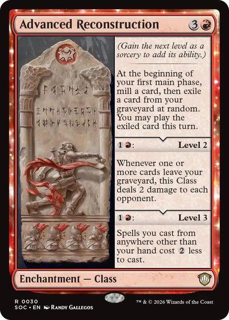 Advanced Reconstruction - Commander: Secrets of Strixhaven Magic: The Gathering trading card