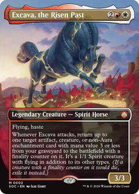 Excava, the Risen Past (Borderless) - Commander: Secrets of Strixhaven (SOC) #2 - Mythic Rare Magic: The Gathering Trading Card