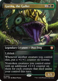 Gorma, the Gullet (Borderless) - Commander: Secrets of Strixhaven (SOC) #3 - Mythic Rare Magic: The Gathering Trading Card