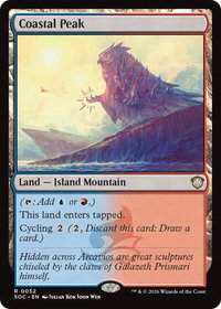 Coastal Peak - Commander: Secrets of Strixhaven (SOC) #52 - Rare Magic: The Gathering Trading Card