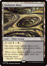 Turbulent Moor - Commander: Secrets of Strixhaven (SOC) #56 - Rare Magic: The Gathering Trading Card