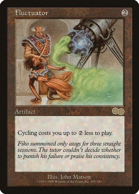 Fluctuator - Urza's Saga Magic: The Gathering trading card