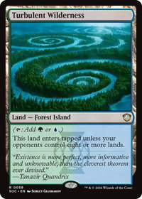 Turbulent Wilderness - Commander: Secrets of Strixhaven (SOC) #59 - Rare Magic: The Gathering Trading Card