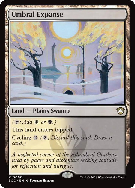 Umbral Expanse - Commander: Secrets of Strixhaven Magic: The Gathering trading card