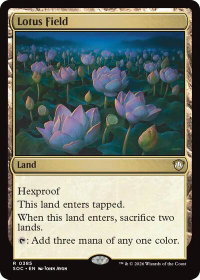 Lotus Field - Commander: Secrets of Strixhaven (SOC) #385 - Rare Magic: The Gathering Trading Card