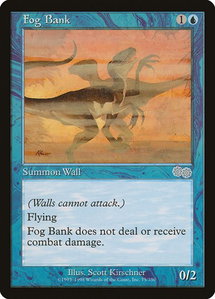 Fog Bank - Urza's Saga (USG) #75 - Uncommon Magic: The Gathering Trading Card