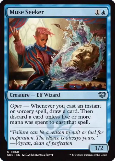 Muse Seeker - Secrets of Strixhaven Magic: The Gathering trading card