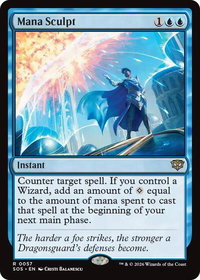 Mana Sculpt - Secrets of Strixhaven (SOS) #57 - Rare Magic: The Gathering Trading Card