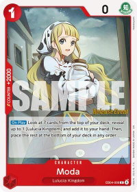 Moda - Adventure on Kami's Island Release Event Cards (OP15 RE) #EB04-006 - Common One Piece Trading Card