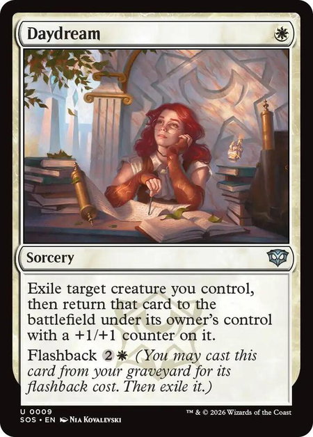 Daydream - Secrets of Strixhaven Magic: The Gathering trading card