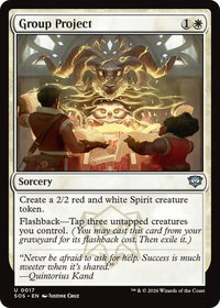 Group Project - Secrets of Strixhaven (SOS) #17 - Uncommon Magic: The Gathering Trading Card