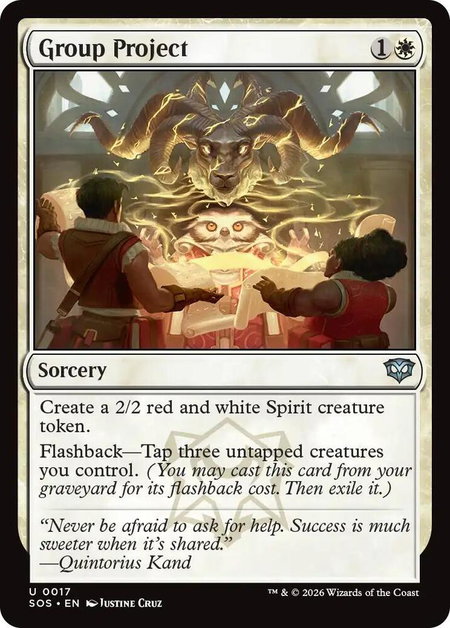 Group Project - Secrets of Strixhaven Magic: The Gathering trading card