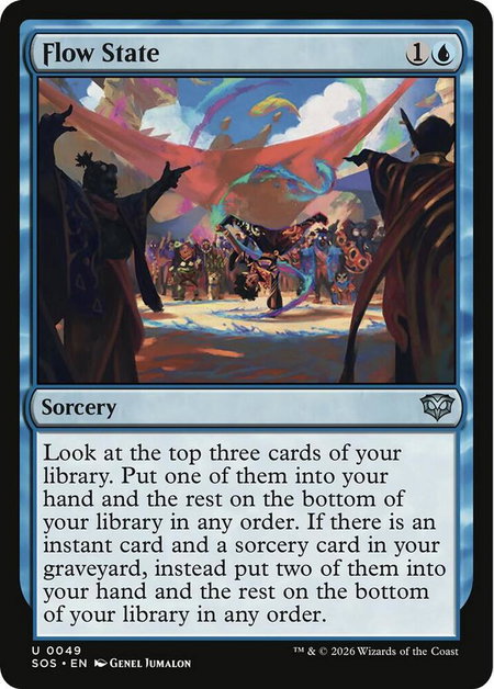Flow State - Secrets of Strixhaven Magic: The Gathering trading card